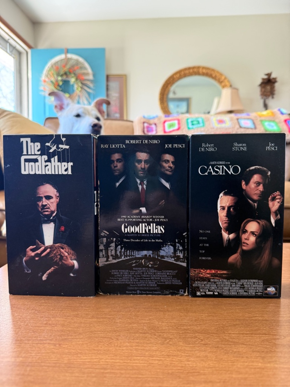 Set of 3 Classic Vintage VHS Tapes Godfather / Goodfellas / Casino VHS Box Set